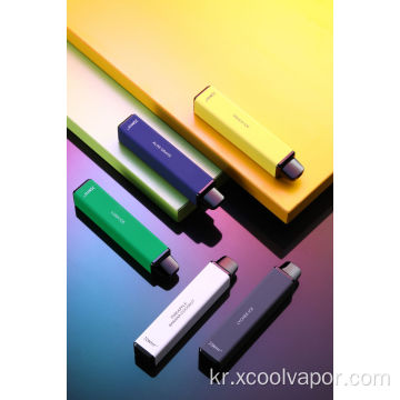 Xcool 일회용 vape 펜 1500 퍼프 팜 핏